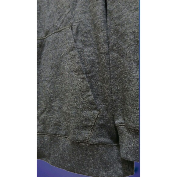 Volcom Hoodie Men’s M Gray Pullover Sweatshirt Kangaroo Pocket Skate Surf Logo - Picture 3 of 8